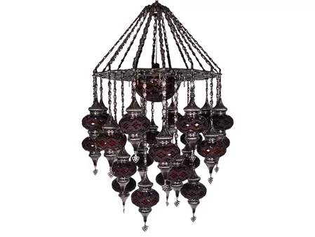 Mosaic Chandelier Round No-3 24