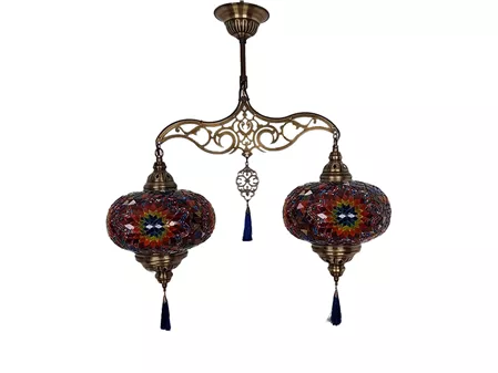 Mosaic Chandelier Horizontal No-5 2-piece