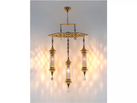 Pyrex Chandelier Mixed Glass 19 Pieces